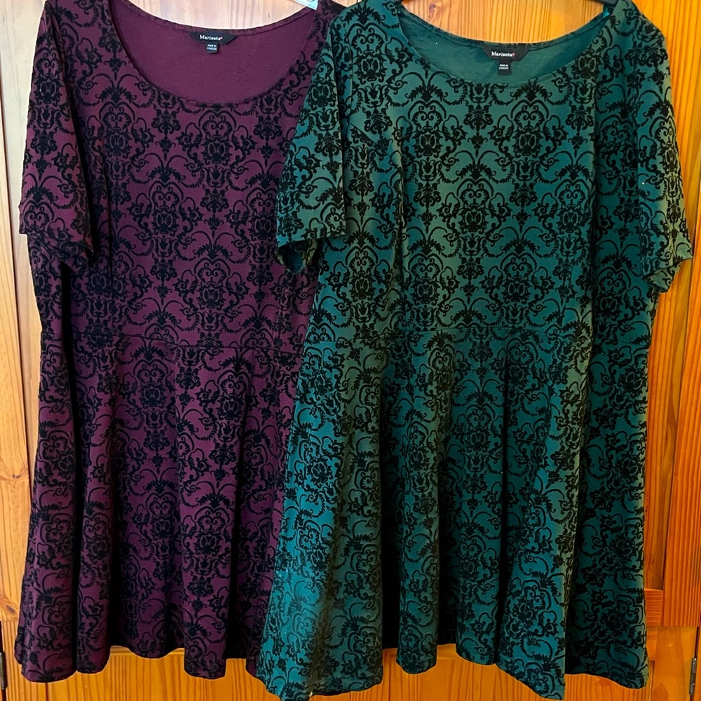 Marisota Women’s Flocked Dresses Bundle